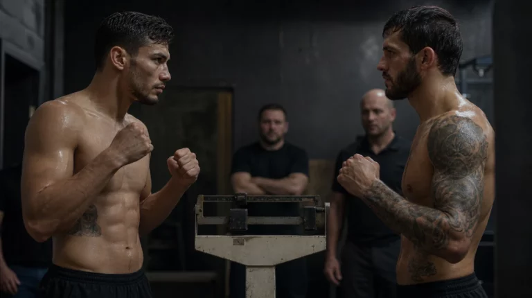 La pesée en boxe et MMA : déroulement, délais et rattrapage